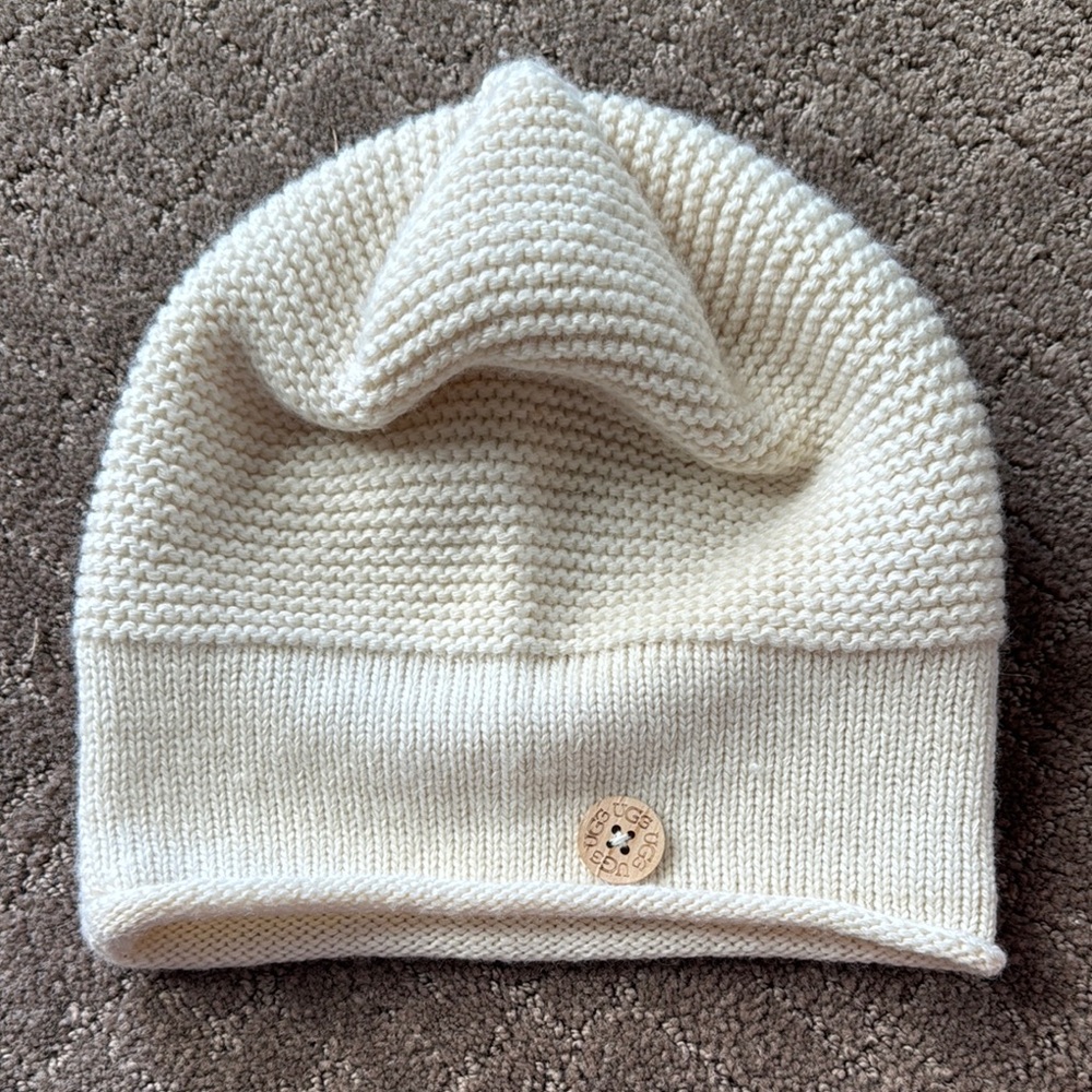 UGG Cozy Cream Knit Beanie
